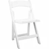 Promo 👏 Folding Chairs Advantage White Wood Folding Wedding Chairs 40 Pack (WFC-W-40) 🎉 -Advantage Shop sp7504966 s7 2