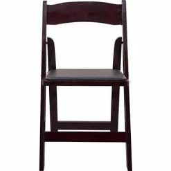 Top 10 😀 Folding Chairs Advantage Mahogany Wood Folding Wedding Chairs 40 Pack (WFC-M-40) 😀 -Advantage Shop sp7504978 s7