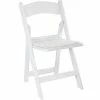 Promo 😉 Folding Chairs Advantage White Resin Folding Wedding Chair, 80 Pack (RFWCA-100) 👏