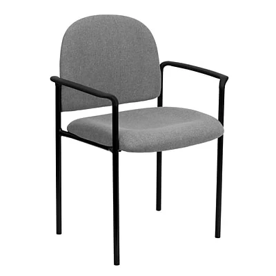 Brand new ✔️ Stacking Chairs Flash Furniture Fabric Stackable Steel Side Chairs W/Arms (BT5161GY) ⌛ 3 Brand new ✔️ Stacking Chairs Flash Furniture Fabric Stackable Steel Side Chairs W/Arms (BT5161GY) ⌛