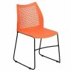 Brand new 😍 Stacking Chairs Flash Furniture Hercules Series Plastic Stack Chair, Orange (RUT498AORANGEGG) 👏 -Advantage Shop sp81611755 s7