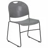 Best deal ✔️ Stacking Chairs Flash Furniture Hercules Series Plastic Stack Chair, Gray (RUT188GY) 🤩