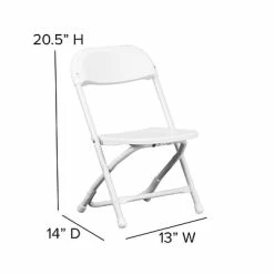 Budget ✔️ Folding Chairs Flash Furniture Kids Plastic Armless Folding Chair, White, 10/Pack (10YKIDWH) 🎉 -Advantage Shop sp88869735 s7