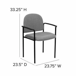 Brand new ✔️ Stacking Chairs Flash Furniture Fabric Stackable Steel Side Chairs W/Arms (BT5161GY) ⌛ 16 Brand new ✔️ Stacking Chairs Flash Furniture Fabric Stackable Steel Side Chairs W/Arms (BT5161GY) ⌛ -Advantage Shop sp88964409 s7
