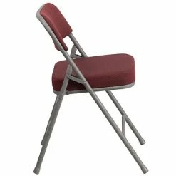 Deals ⌛ Folding & Stacking Chairs Flash Furniture HERCULES Series Fabric Folding Chair, Burgundy, 2/Pack (2AWMC320AFBG) 👏 -Advantage Shop sp89555738 s7