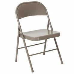 Outlet 💯 Folding Chairs Flash Furniture HERCULES Series Metal Folding Chair (BDF002GY) 👍