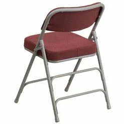 Deals ⌛ Folding & Stacking Chairs Flash Furniture HERCULES Series Fabric Folding Chair, Burgundy, 2/Pack (2AWMC320AFBG) 👏 -Advantage Shop sp89555837 s7