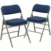Hot Sale 🤩 Folding & Stacking Chairs Flash Furniture HERCULES Series Fabric Folding Chair, Navy, 2/Pack (2HAMC320AFNVY) 🔔 -Advantage Shop sp89555838 s7
